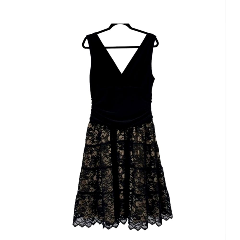 S.L Fashions tank lace dress size 10